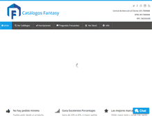 Tablet Screenshot of catalogosfantasy.com